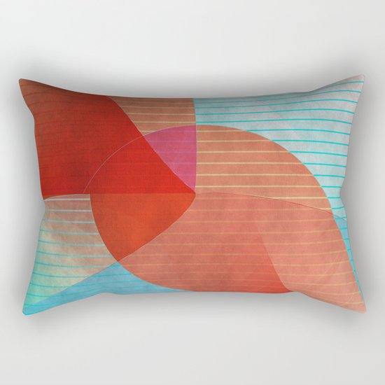 Multicolored abstract 2016 / 015 Rectangular Pillow