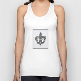 Fleur de Lis Unisex Tank Top