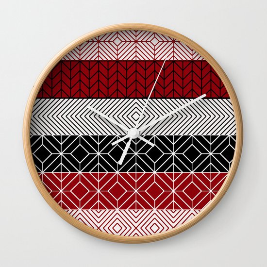 Tribal I Wall Clock
