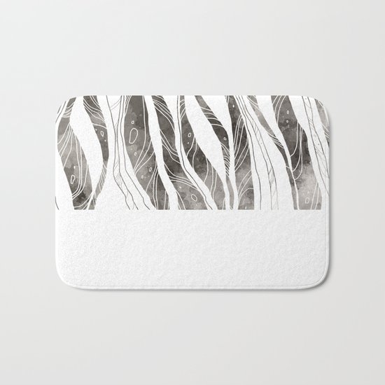 Tidal - B&W Bath Mat