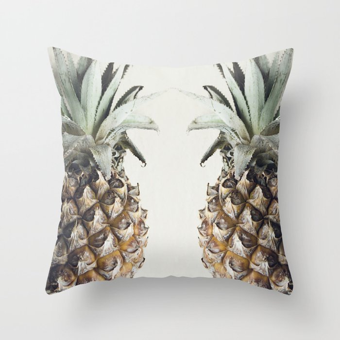 Pineapples Throw Pillow