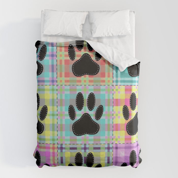 Paw print duvet cover hot sale