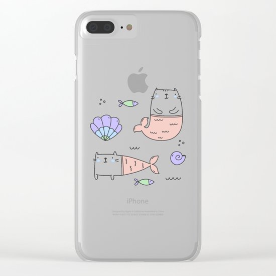 Merkats Coral Clear iPhone Case