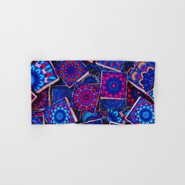V9 Traditional Special Moroccan Colored Blue Stones - A2 Hand & Bath Towel