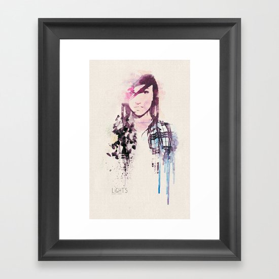 Poxleitner LiGHTS ver.2 Framed Art Print
