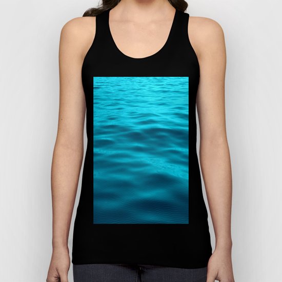 Water : Teal Tranquility Unisex Tank Top