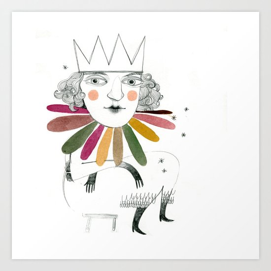 queen margherita Art Print