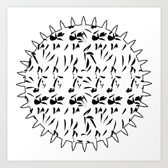 SUN BAKE Art Print