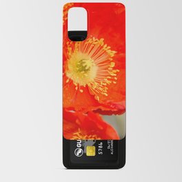 Red Poppy Flowers Android Card Case