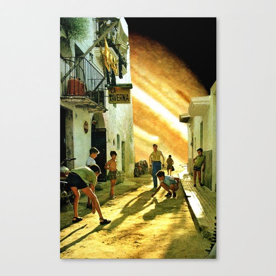 La taverna... Canvas Print