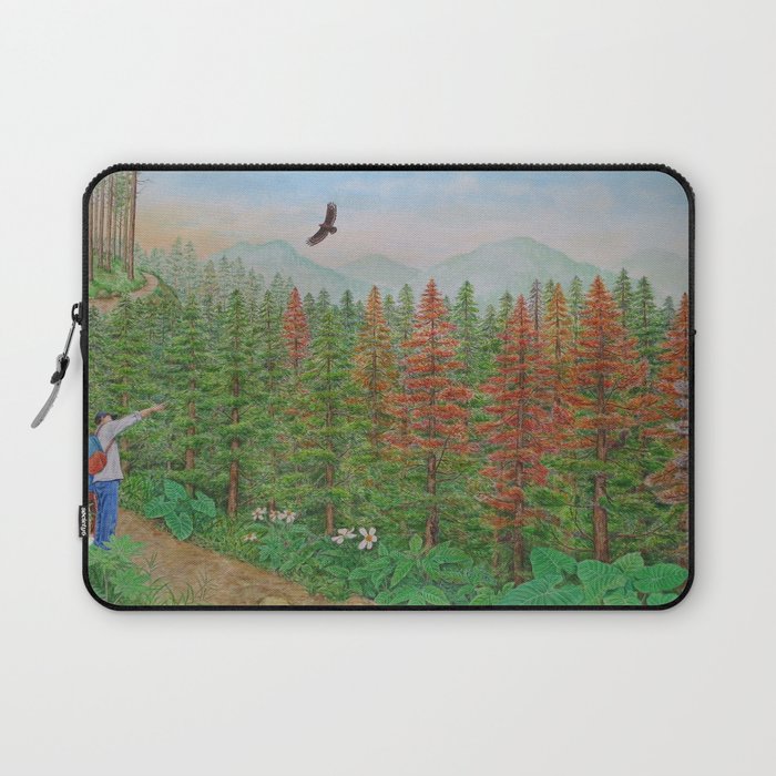 A Day of Forest(8). (coniferous forest) Laptop Sleeve