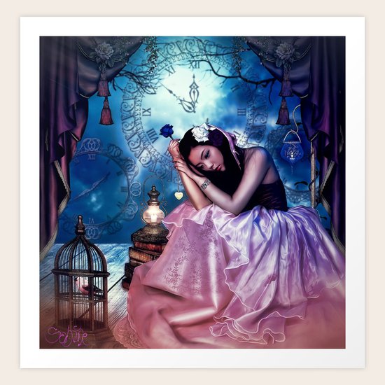 Wasting time Art Print