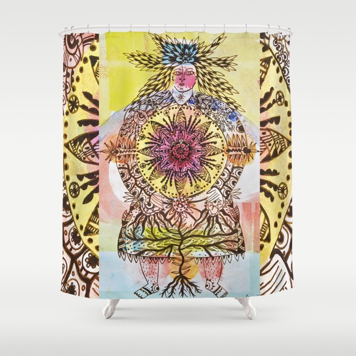 Mandala Woman Shower Curtain