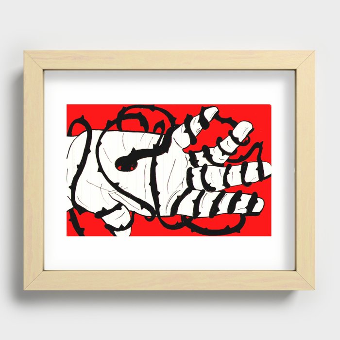 Spikes Recessed Framed Print