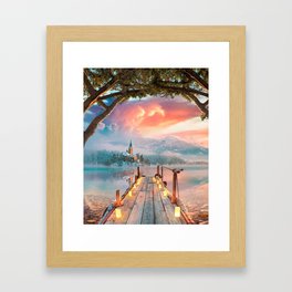 Lake Bled Framed Art Print