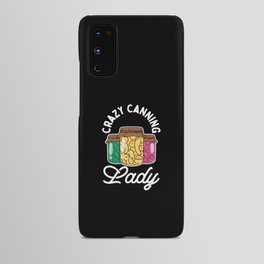 Crazy Canning Lady Android Case