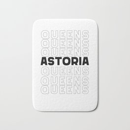 Astoria Queens New York graphic for Astoria Fans Bath Mat | Astoriababyshower, Astorianewbaby, Astoriagiftbaby, Astoria, Astoriaqueens, Graphicdesign, Astorianewyork, Astoriababy, Astoriababygift 