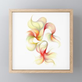 Apple, The Colour of - Apricot tones and patterns  Framed Mini Art Print