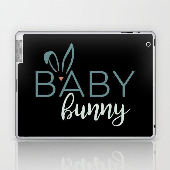 Cute Baby Bunny Easter Laptop & iPad Skin