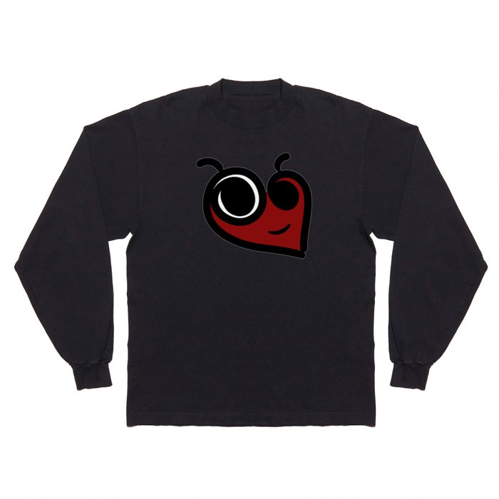 Red Alien heart  Long Sleeve T Shirt