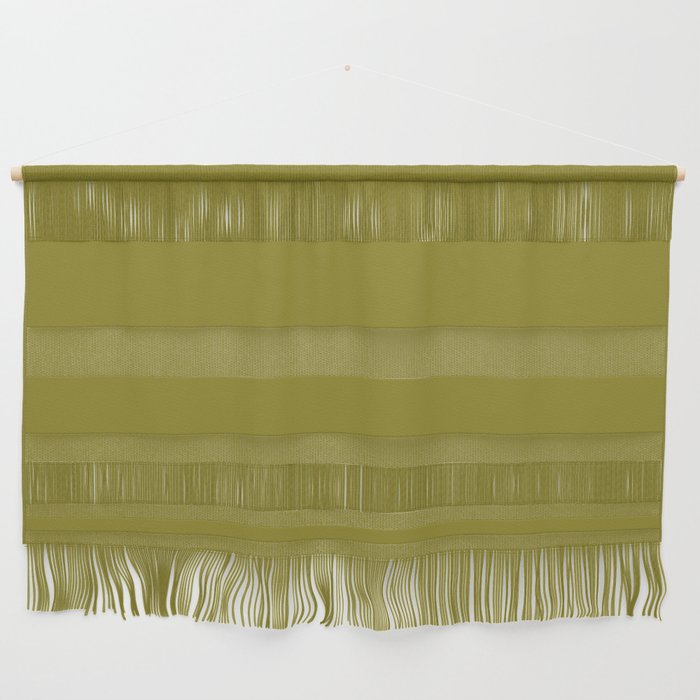 Retro 70s moss green solid Wall Hanging