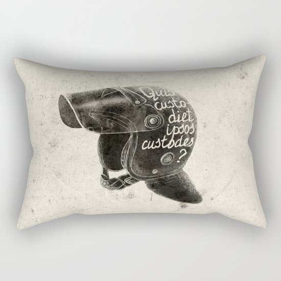 Quis custodiet ipsos custodes? Rectangular Pillow