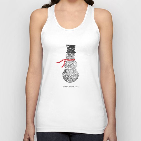 Happy Holidays Unisex Tank Top