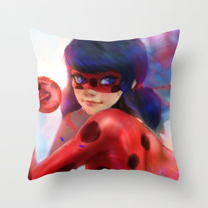 Ladybug (second version) Throw Pillow