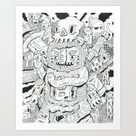 less limb Art Print