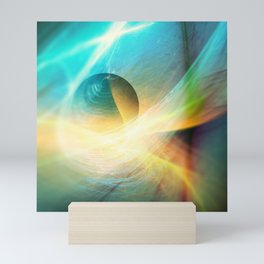 Abstract Space Sphere and Flow Mini Art Print