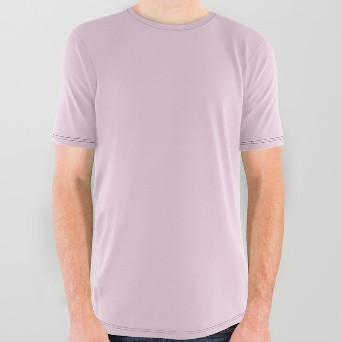 Pink Voile All Over Graphic Tee