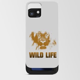 Wild life. Lions iPhone Card Case