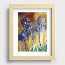 Irises Recessed Framed Print