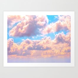 Pink Clouds Art Prints For Any Decor Style Society6