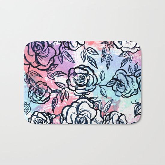 Roses Bath Mat