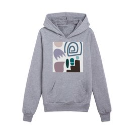Botanical Abstract Kids Pullover Hoodies