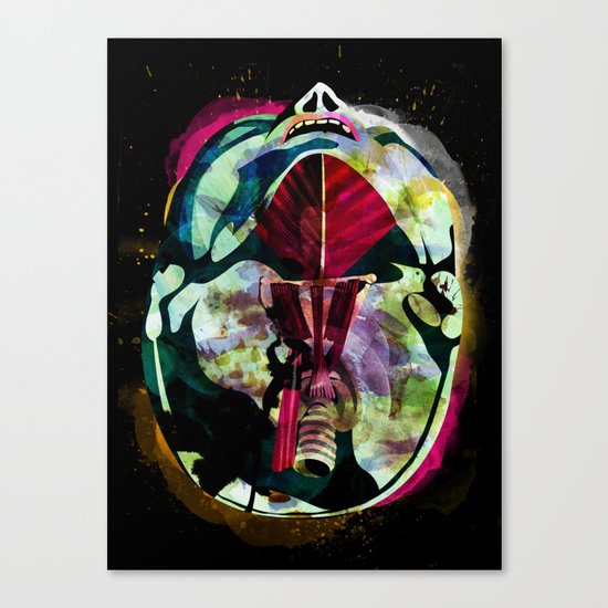 Head (Anatomy 08) Canvas Print