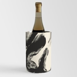 Yoga in action figurative work Wine Chiller