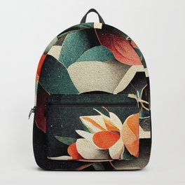 Vintage Geometric Flowers 4 Backpack