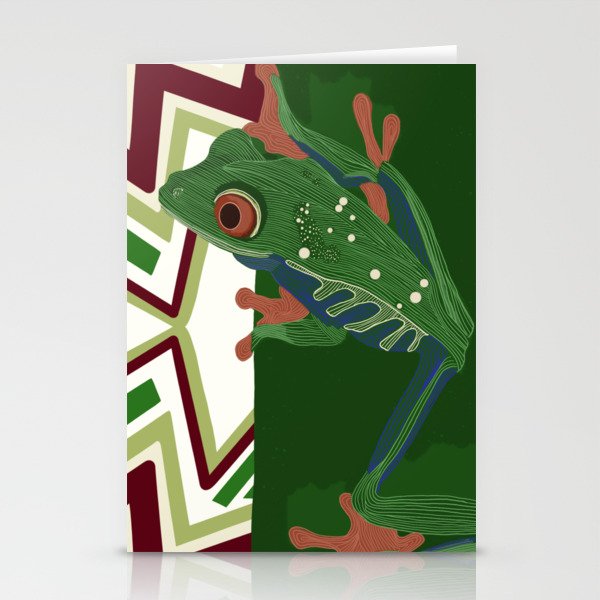 Tree frog Stationery Cards