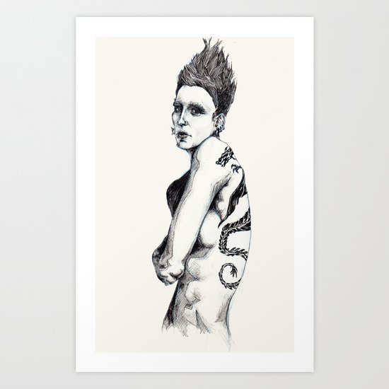 Salander II Art Print