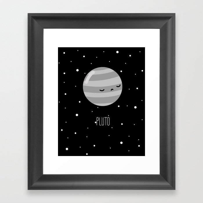 Pluto Framed Art Print
