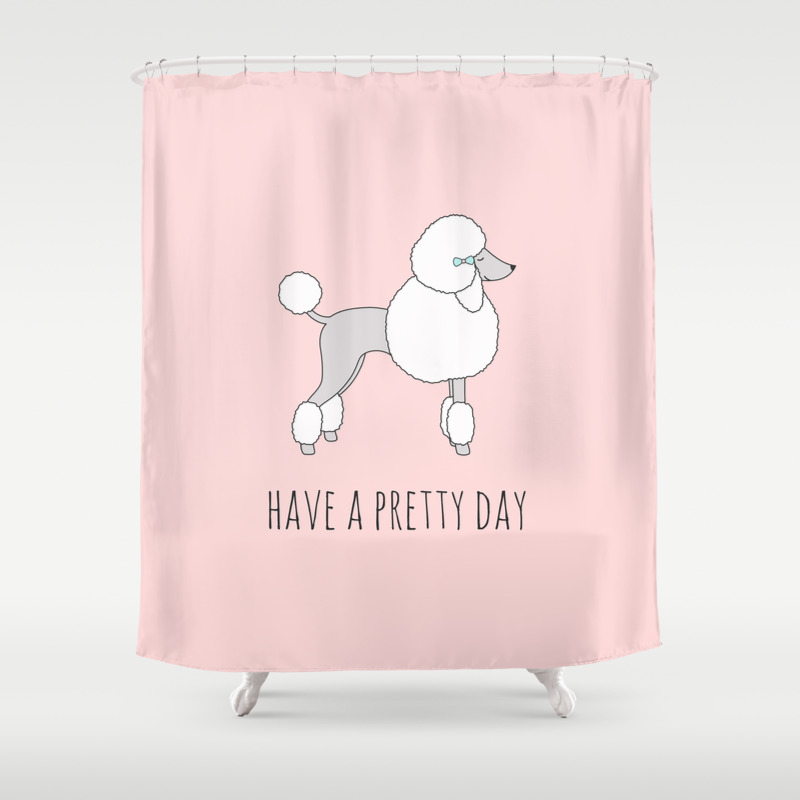 Poodle Shower Curtain By Charmartstudio Society6