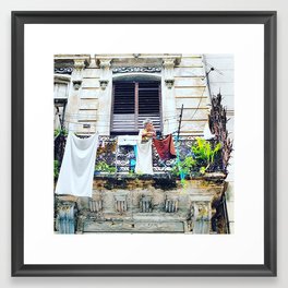 Smoke Break. Framed Art Print