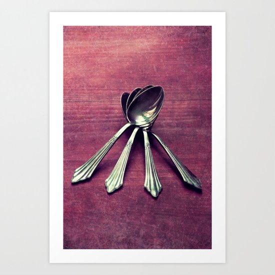 silver spoon Art Print