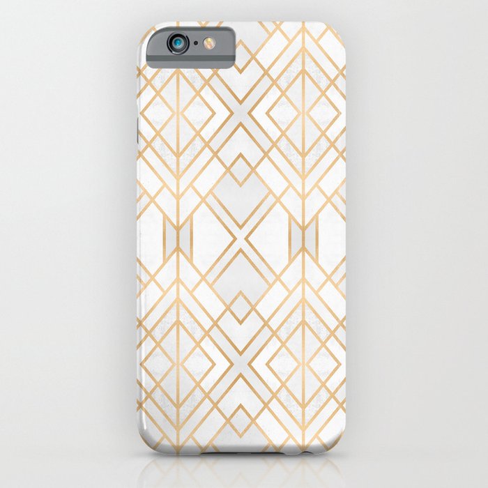 golden geo iphone case