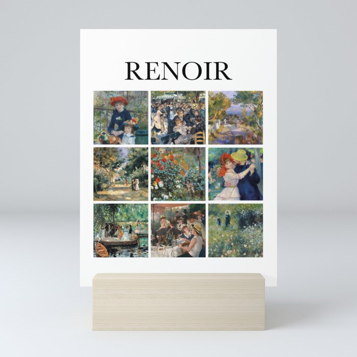 Renoir - Collage Mini Art Print