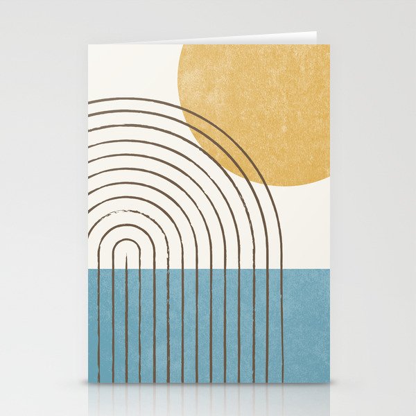 Sunny ocean Stationery Cards