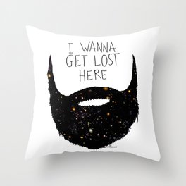 I wanna get lost here  Throw Pillow