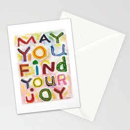 May You Find Your Joy Stationery Cards